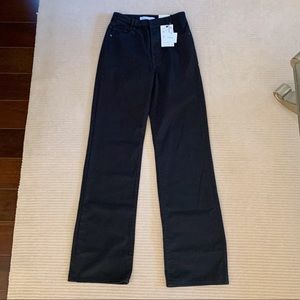 Zara Straight Leg Full Length Hi-rise Jeans